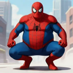 overweight spider - man, photograph, 8 k