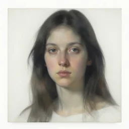ghostly head, portrait by jenny saville