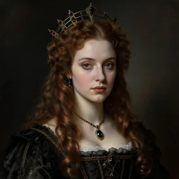 gothic princess portrait. by william - adolphe bouguerea highly detailded