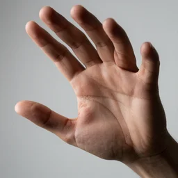 extreme close - up shot, studio photographic portrait, homo sapien hand, dynamic lighting, photorealistic, highly detailed, 2 5 mm