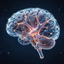 the neuronal network in my mind is exactly the same as the universe itself 4 k hyperdetailed surrealism