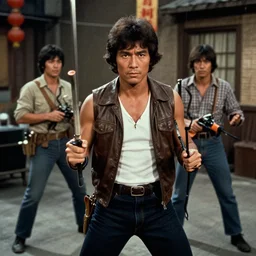 a film still from big trouble in little china ( 1 9 8 6 )