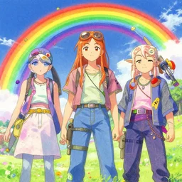 🌈 🕳 detailed by shusei nagaoka, david rudnick, pastell colours, cell shaded