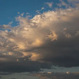 the sky with no clouds