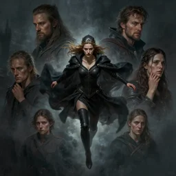 masterpiece concept art by thomas blackshear, imogen poots as templar abyss flight, matte painting, dramatic, emotional, cinematic moody colors, realistic shaded lighting poster by hsiao ron chen, ilya kuvshinov, magali villeneuve, artgerm, jeremy lipkin and michael garmash and rob rey, christophe vacher
