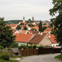 photo of an small cozy polish town