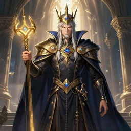 The highest authority in the Sorcerer Kingdom is the Sorcerer King, Ainz Ooal Gown, the Last Supreme Being of Nazarick.