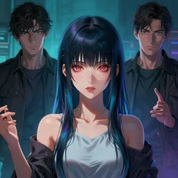 illustration of an anime girl being hypnotized, by artgerm and wlop and greg rutkowski, digital art, extreme detail, realistic lighting, cinematic composition, concept art, sharp focus, colorful, photorealistic, 8 k