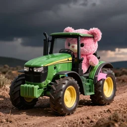 a persian pink plush john deere