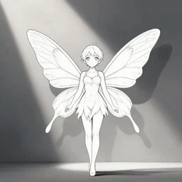 fairy by satoshi tajiri, line art