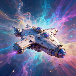zerg spaceship in a beautiful spectacular tetrachromacy colors, incredible ethereal, unreal engine 6, next generation