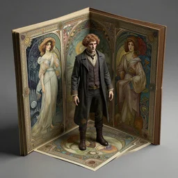 orthogonal view of a time - traveler, folding - space, ultra - realistic, concept art, intricate details, eerie!, highly detailed, photorealistic, octane render, 8 k, unreal engine. art by artgerm and greg rutkowski and alphonse mucha