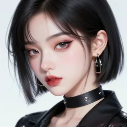 closeup portrait of an absurdly beautiful, graceful, sophisticated, fashionable cyberpunk gravure idol, an ultrafine hyperdetailed illustration by kim jung gi, irakli nadar, matt wisniewski, fashion photography, intricate linework, porcelain skin, unreal engine 5 highly rendered, global illumination, radiant light, detailed and intricate environment