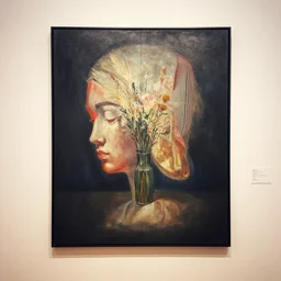 a photo of a work of art that looks like it was made using only instagram filters.