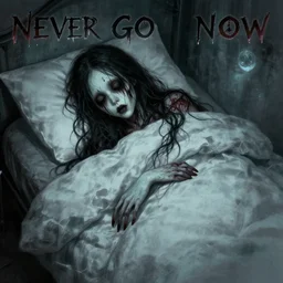 never go to sleep now, horror art, creepy