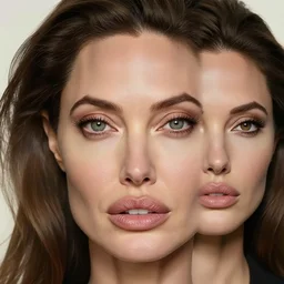 photo, warrior, native  beauty, nose of Angelina Jolie,  lips of Megan Fox, big symmetrical eyes of Bjork, award winning photography by Leonardo Espina