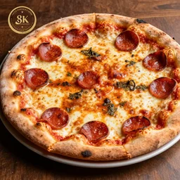 delicious italian woodfire pepperoni pizza , 8k , mega high quality , professional food photography , award winning photo , foodporn