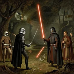 Star Wars scene by Hieronymus Bosch