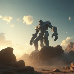 the giant holding up the sky, style artstation, style greg rutkowsk, octane render, unreal engine 6, epic game graphics, fantasy, ciberpunk, conceptual art, ray tracing