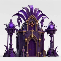 carnival decorations, gothic, 2 d artwork by dom qwek, front side full, polycount, artstation, 2 d hard surface modeling, hd, vray, 8 k, sharp high quality artwork in style of greg rutkowski, concept art, blizzard artwork