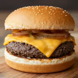 cheeseburger with no cheese