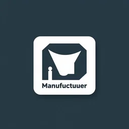 logo of manufacturer, behance, dribble, simple, geometric, flat, minimalist