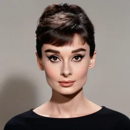 portrait of audrey hepburn, by lucian freud