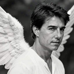 Tom Cruise lost, a photo by John E. Berninger, ultrafine detail, chiaroscuro, private press, associated press photo, angelic photograph, masterpiece