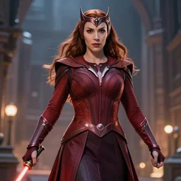 thanos as the scarlett witch