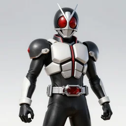 kamen rider fourze in the style of fuuto pi