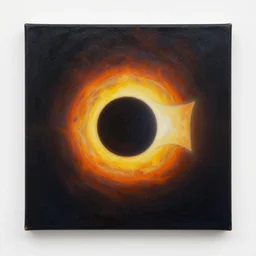 solar eclipse, art in the style of alena aenami, oil on canvas