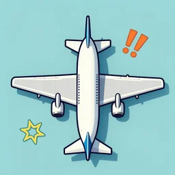 f - 3 5 airplane, top!!!!! view, top shot, symmetrical, colourful 2 d cartoon, matte background, concept art by petros afshar and victor mosquera, kurzgesagt style, behance contest winner