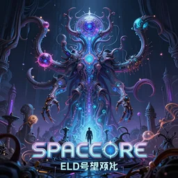 spacecore, eldritch, psychic, elemental masterpiece 8k resolution Behance HD scrollwork magic conduits zBrush Central contest winner, cel-shaded gothic psychedelic wonderland pastiche by Josephine Wall, deep color