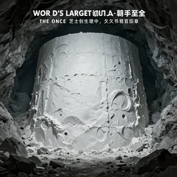 a mysterious white wall made of unknown material is found deep underground at the mining site of the world's largest nuclear waste depository, movie poster with mysterious feeling, beautiful detail, cinematic mood, volumetric lighting, octane render, 4 k resolution, matte, sharp focus, illustration