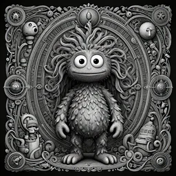 very highly detailed, epic, central composition, photo of Mr Squiggle, intricate, extremely detailed, digital
