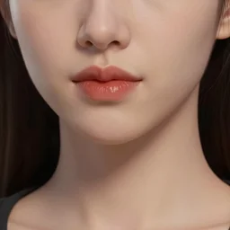A closeup of a woman without a mouth, hyperdetailed, artstation, cgsociety, 8k