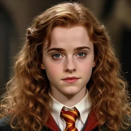 hermione! granger! at hogwarts!!!!! by emma watson. beautiful! detailed! face!. by artgerm and greg rutkowski and alphonse mucha