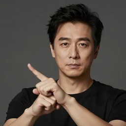 man gesturing no emoji
