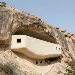 a hypermodern cliff dwelling