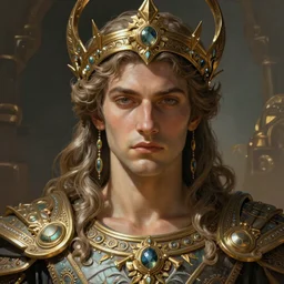 god of atlantis, close - up portrait, powerfull, intricate, elegant, volumetric lighting, scenery, digital painting, highly detailed, artstation, sharp focus, illustration, concept art, ruan jia, steve mccurry