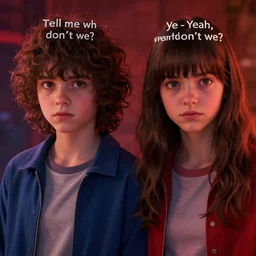 tell me, we both matter, don't we? ( ye - yeah, yeah, yo ),, stranger things, cinematic, photorealistic, artstation, highly detailed, volumetric lighting