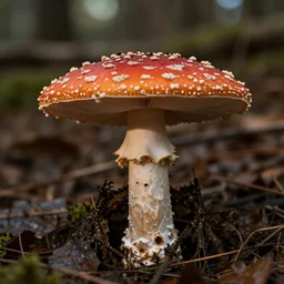 a magic mushroom in a minefield