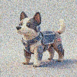 Solarpunk dog design
