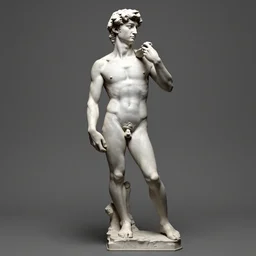3d mesh of the sculpture of David by Michelangelo