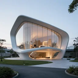 futuristic house by tadao ando