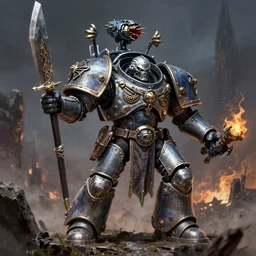 necron warhammer, fantasy, highly detailed, art by greg rutkowski