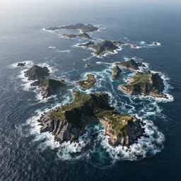 drone photography this is a land on an unforgiving world of churning oceans and jagged coastlines. every habitable island is situated somewhere along the planet's equator where the weather is still volatile but more hospitable than any points to the north or south, behance contest winner