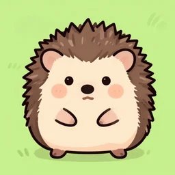 twitch emote of a cute hedgehog