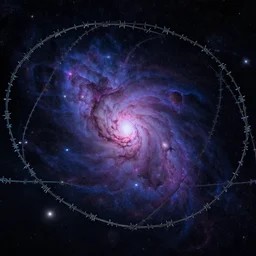nebula of barbed wire