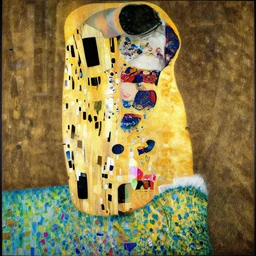 lorde painted in the style of Gustav Klimt